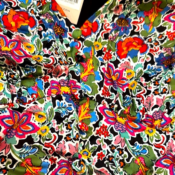 NWT Boden Floral silky V-Neck MIDI Tea Dresses (size 6, size 4) Carnation Garden - Picture 5 of 14